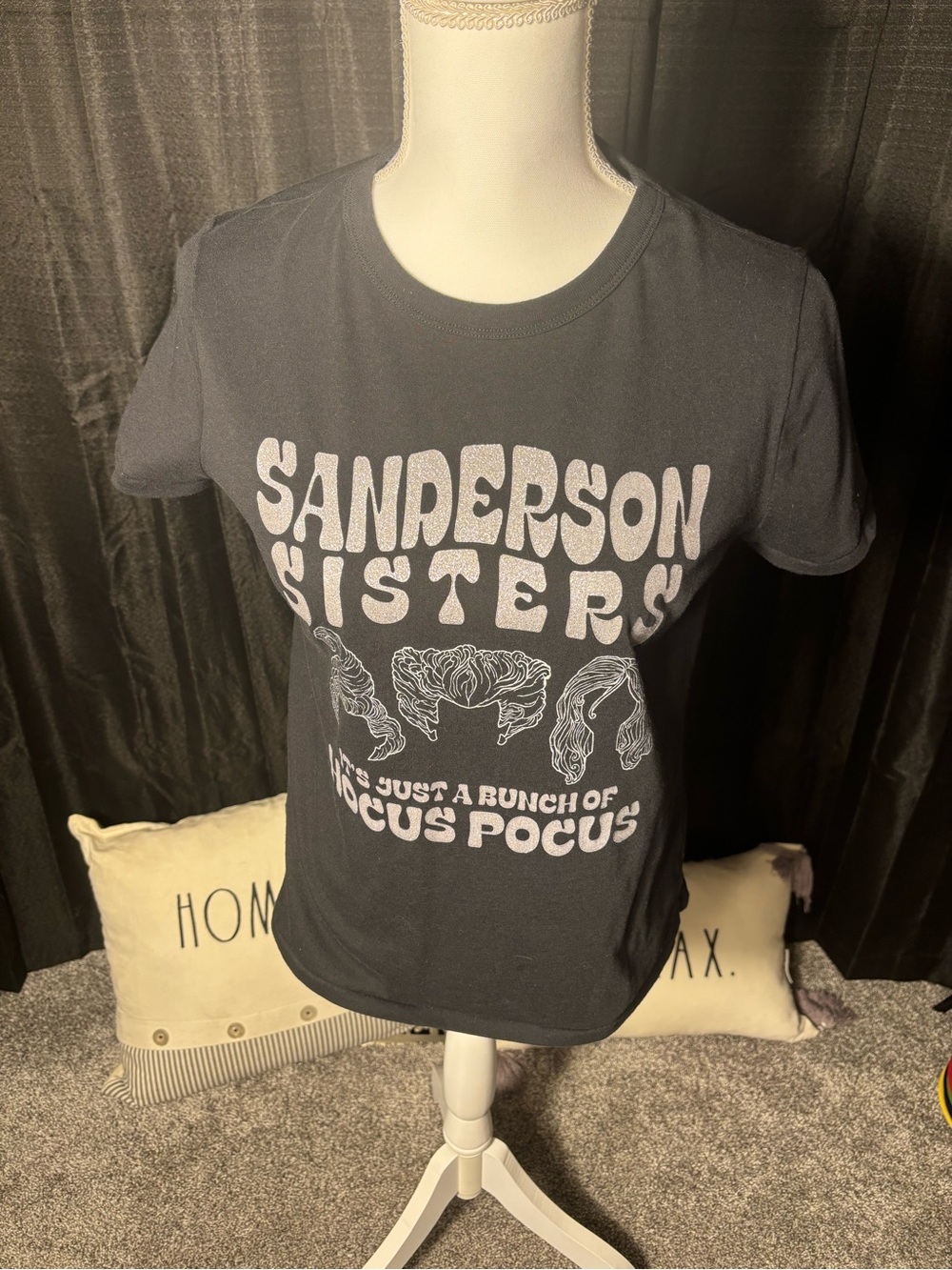 Disney Black Sanderson Sisters Hocus Pocus Graphic Tee